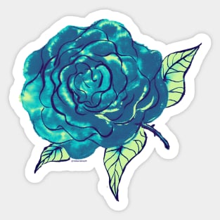 Blue Rose Sticker